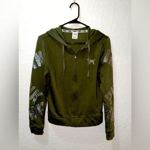 PINK Bling Zip Up Jacket-NWOT